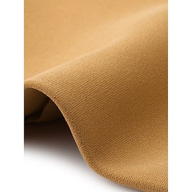 Blazer for Women Notched Lapel Long Sleeve Button Down Asymmetric Suit Jacket with Pockets