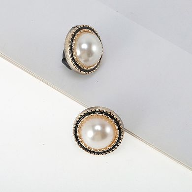 Faux Pearl Shoelace Charms 1 Pair