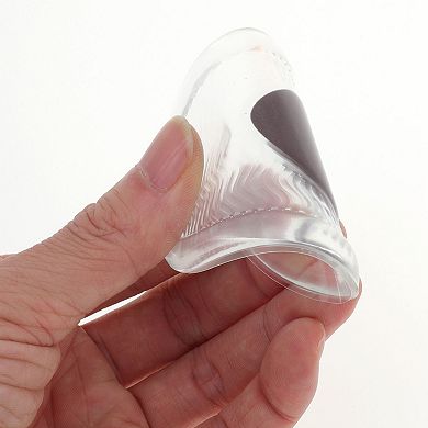 2 Pairs Soft Heart Pattern Forefoot Insole Pads for Comfortable Foot Support