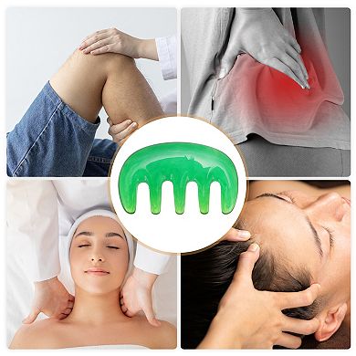 1 Pc Five-tooth Head Massage Comb for Home Use and Relaxation