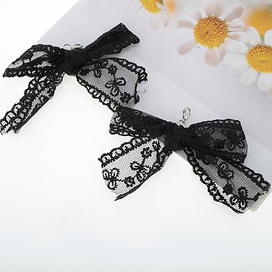 Lace Bow Shoelace Charms 1 Pair