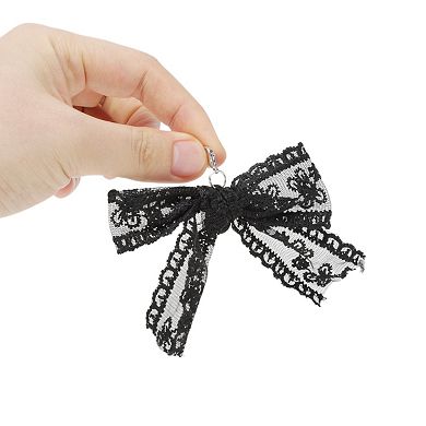 Lace Bow Shoelace Charms 1 Pair