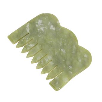 Durable Green Head Massage Comb for Relaxation and Stress 1 pc