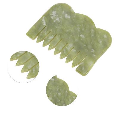 Durable Green Head Massage Comb for Relaxation and Stress 1Pc