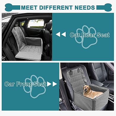 Dog Car Seat, Cover with Side Flaps, Cargo Liner Cat Backpack, Seat Protector for Pets for Vehicle