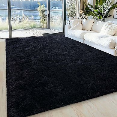 Area Rug, Ultra Soft Thick Non-Slip Plush Rug