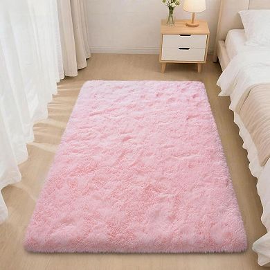 Area Rug, Ultra Soft Thick Non-Slip Plush Rug