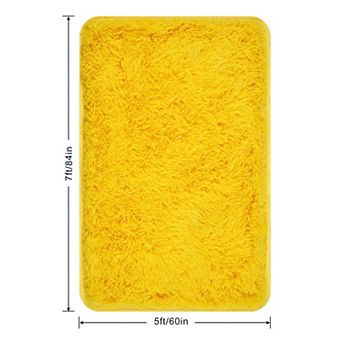 Area Rug, Ultra Soft Thick Non-Slip Plush Rug