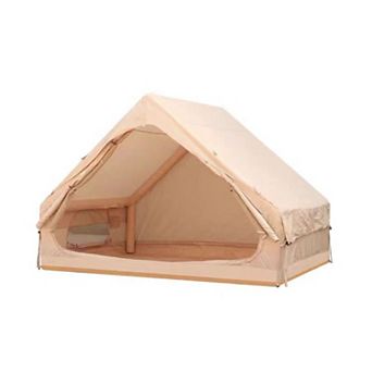 WOW PIONEER Inflatable Tent With Pump for 4-6 Person Easy Setup 4 Season Waterproof Outdoor