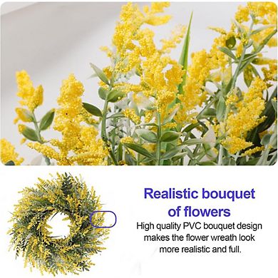 26 Inch Lavender & Eucalyptus Wreath for Front Door, Artificial Greenery Decor