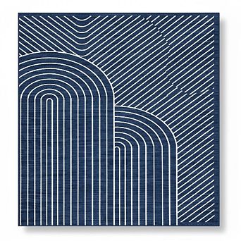 ANIXOL Low Pile Washable Boho Area Rug