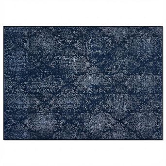 ANIXOL Washable 8x10 Boho Botanical Area Rug