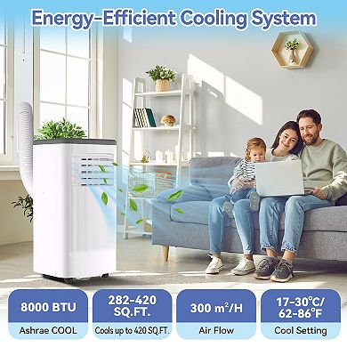 8000 BTU Portable Air Conditioner