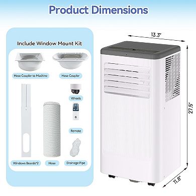 8000 BTU Portable Air Conditioner