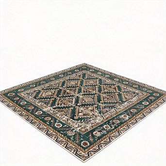 ANIXOL Washable Vintage Boho Area Rug