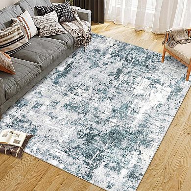 ANIXOL Vintage Washable Low-Pile Area Rug