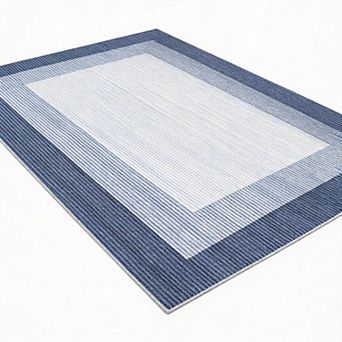 ANIXOL Washable Bordered Area Rug