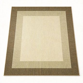 ANIXOL Washable Bordered Area Rug