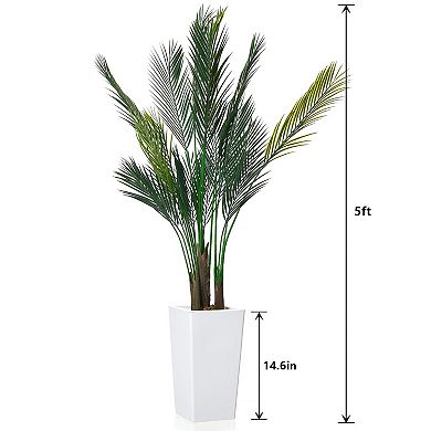 ANIXOL 4.5-ft Artificial Palm Tree Planter