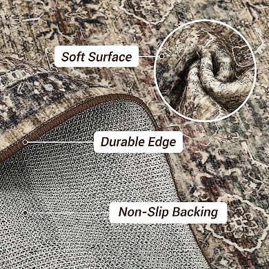 ANIXOL Boho Washable Area Rug