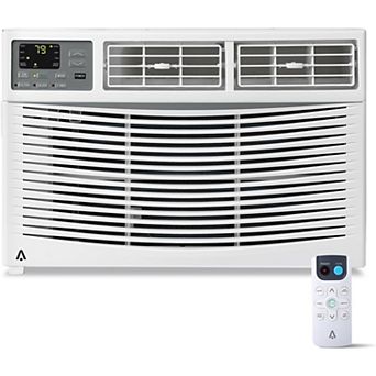 8,000 Btu Window Air Conditioner, Cooling, 3 Fan Speeds, Window Mount Room AC with Remote Control