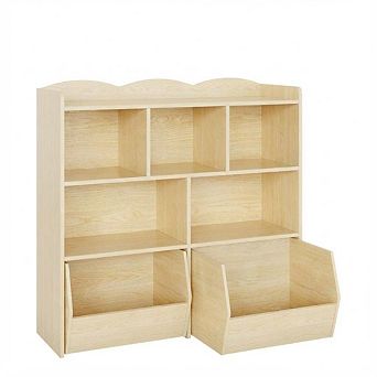 ANIXOL Kids Toy Storage Bookshelf Organizer