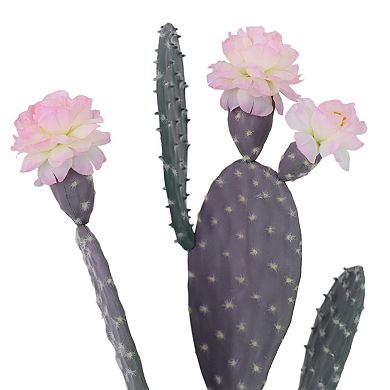 ANIXOL Tall Artificial Cactus Plant with Pot