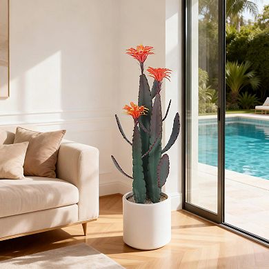 ANIXOL Artificial Cactus Potted Plant