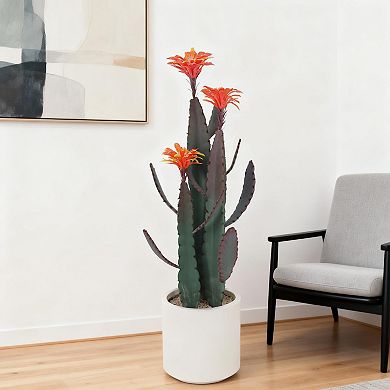 ANIXOL Artificial Cactus Potted Plant