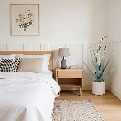 ANIXOL Artificial Aloe Cactus Plant with Pot