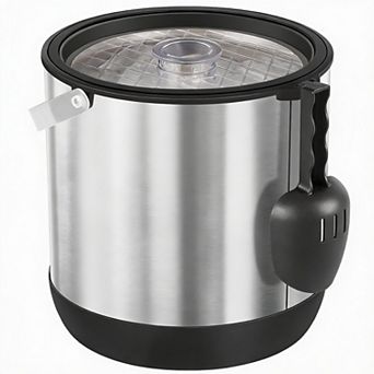 7-qt Insulated Ice Bucket Double Wall with Scoop Lid
