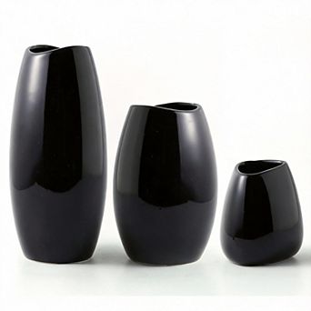 Ceramic Vase Set of 3 Home Decor Modern Decorative Vases