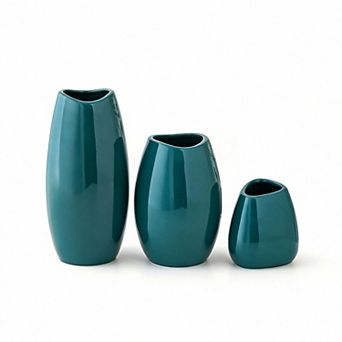Ceramic Vase Set of 3 Home Decor Modern Decorative Vases