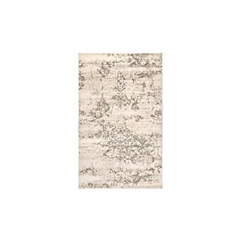 2x3 Distressed Floral Area Rug, Soft, Cozy, Durable, Stain-Resistant, Easy Care