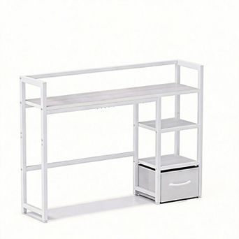 Desk Hutch with Drawer Monitor Stand Bookshelf