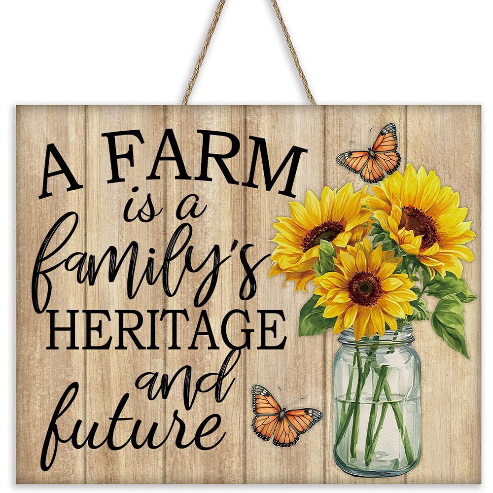 Sunflower Front Door Sign, Rustic Wooden Wreath, Spring Fall Floral ...