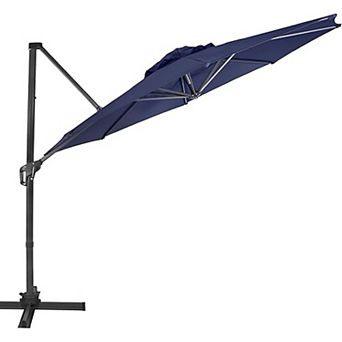 7.5ft Patio Umbrella Replacement Canopy Market Umbrella Top Outdoor Umbrella Canopy with 6 Ribs