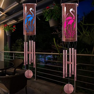 Outdoor Memorial Hanging Solar Wind Chimes