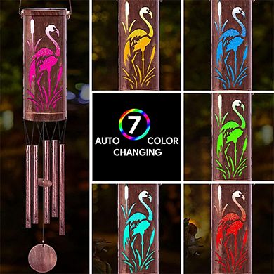 Outdoor Memorial Hanging Solar Wind Chimes