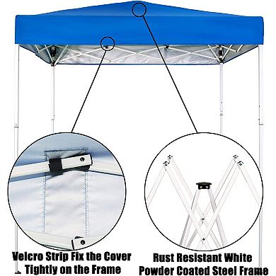 6×4 ft Portable Pop‑Up Canopy Tent Outdoor Instant Shelter with Carry Bag