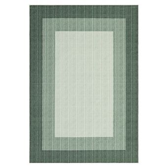Large Washable Area Rug - Modern Low Pile Non-Slip Living Room Carpet, Neutral Foldable Rug