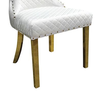 Anova Dining Side Chair Set of 2, Diamond Pattern Seat, Leg