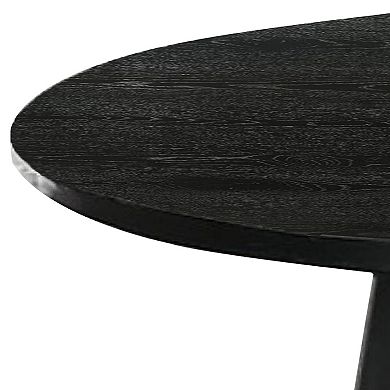 Kily Coffee Table, Pedestal Base, Round Top