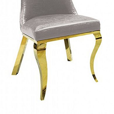 Pedy Dining Side Chair Set of 2, Saber Legs