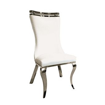 Pedy Dining Side Chair Set of 2, Saber Legs