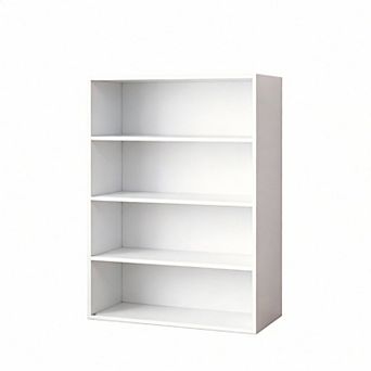 4 tier White MDF Cube Storage Shelves