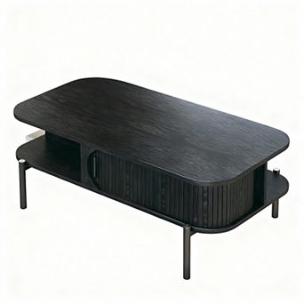 Mid-Century Modern Coffee Table with Storage