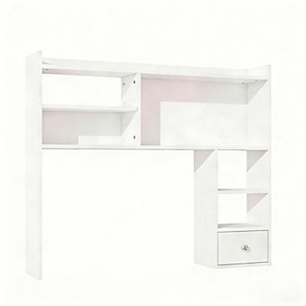 Adjustable 6 tier Desktop Bookshelf with Drawers for Home Office