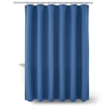 Modern Waffle Weave Shower Curtain, Hotel Quality Waterproof Bath Shower Curtain Sets with 12 Hooks