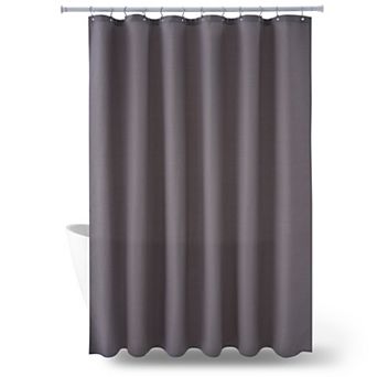Modern Waffle Weave Shower Curtain, Hotel Quality Waterproof Bath Shower Curtain Sets with 12 Hooks